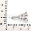 Brass Micro Pave Cubic Zirconia Pendants KK-N268-04P-2