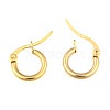 Ion Plating(IP) 304 Stainless Steel Hoop Earrings EJEW-F105-36G-2