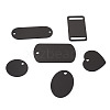 30Pcs 6 Style Aluminum Pendants FIND-BT0001-23-3
