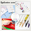 4Pcs 4 Colors Alloy Bracelet Tool Jewelry Helper Beadable Alligator Clip AJEW-SP0001-71A-5