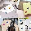 500Pcs/Roll Disco Bulb Paper Stickers PW-WG8E068-01-3