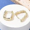 Brass Hoop Earrings EJEW-H152-01F-G-3