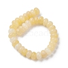 Natural Yellow Jade Beads Strands G-K359-A01-01-3