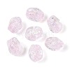 Handmade Foil Glass Beads Strands FOIL-N033-02G-1