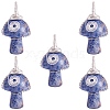 Natural Sodalite Pendants PALLOY-SW0004-10-1