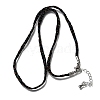 3.5MM Polyester Metallic Cord Braided Cord Necklace Making FB-CBAA152-01P-09-1