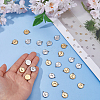 24Pcs 2 Colors 304 Stainless Steel Pendants STAS-HS0001-90C-3