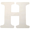 Letter Unfinished MDF Sheets WOOD-WH20012-008H-1