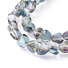 Electroplate Glass Beads Strands EGLA-L017-HP-A02-2