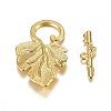 Alloy Toggle Clasps PALLOY-A20005-G-FF-1