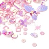 Plastic Paillette Beads DIY-P025-05F-4