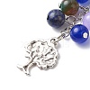 Natural Gemstone Keychain KEYC-JKC00389-4