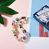 30Pcs 15 Style Transparent Glass Enamel Beads GLAA-KS0001-09-9