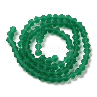 Imitate Austrian Crystal Frosted Glass Beads Strands EGLA-A039-T3mm-MD10-1