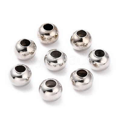 Brass Smooth Round Beads EC400-4-1