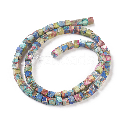 Natural Imperial Jasper Beads Strands X-G-I248-02A-1