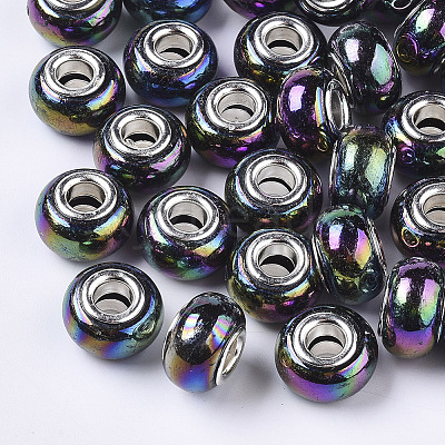 Opaque Resin European Beads RPDL-T038-007A-1