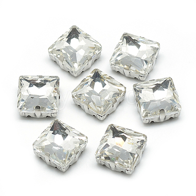 Sew on Rhinestone RGLA-T037-12x12mm-01-1