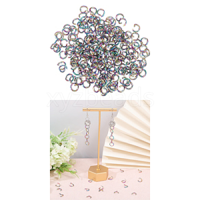 Ion Plating(IP) 304 Stainless Steel Open Jump Rings STAS-CA0002-21A-1