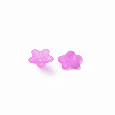 Transparent Acrylic Beads X-PL554-17-1