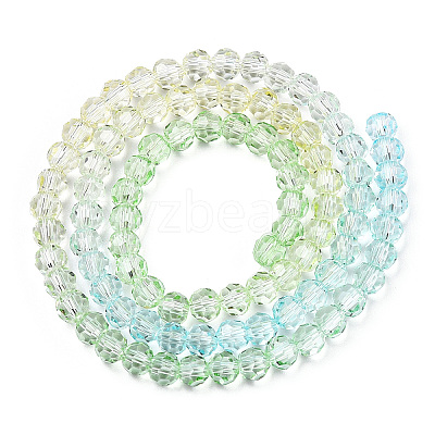 Transparent Glass Beads Strands GLAA-E036-07Z-1
