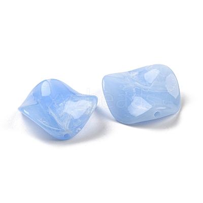 Opaque Acrylic Beads OACR-B013-32F-1