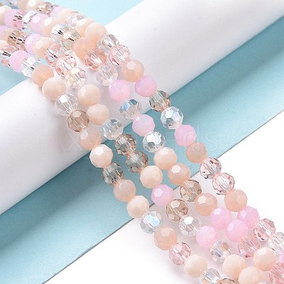 Glass Beads Strands X-GLAA-E036-09E-1