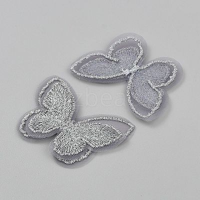 Polyester Iron on/Sew On Patches PATC-WH0022-01E-1