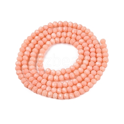 Opaque Solid Color Imitation Jade Glass Beads Strands EGLA-A044-P2mm-D33-1