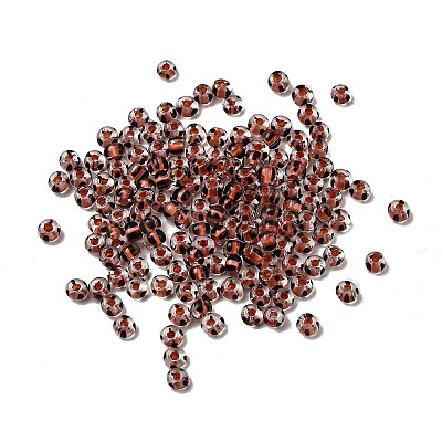 Transparent Stripe Glass Seed Beads GLAA-NH0001-06B-1