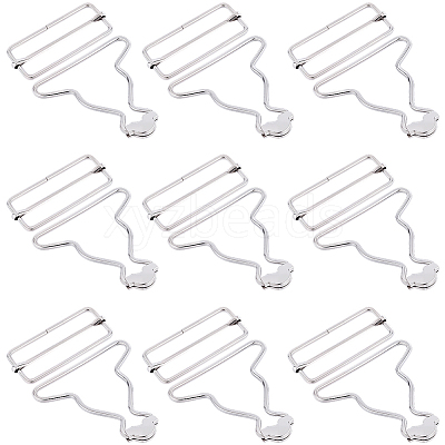 10 Sets Iron Gourd Buckle and In-line Buckle DIY-BBC0002-75A-P-1