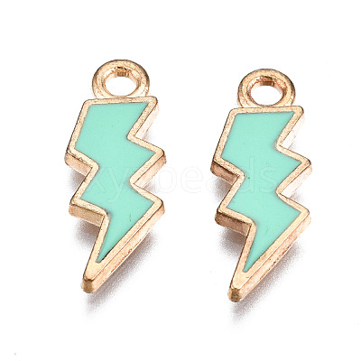 Alloy Enamel Pendants ENAM-N054-025K-1
