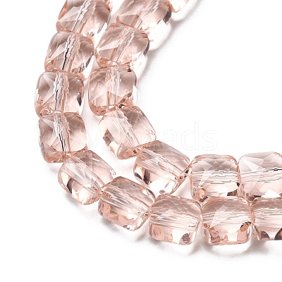 Transparent Glass Beads Strands GLAA-L050-A12-1