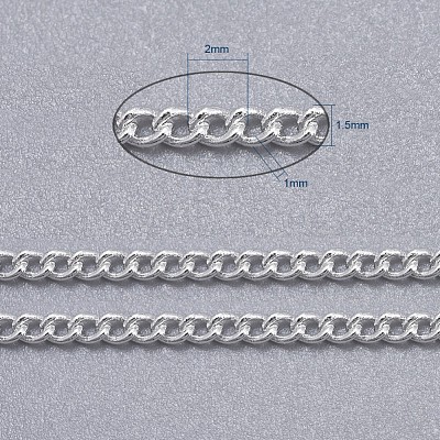 Brass Twisted Chains CHC010Y-S-1