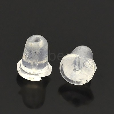 Clear Plastic Ear Nuts KY-F002-02A-1