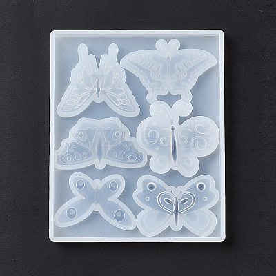 DIY Butterfly Ornament Silicone Molds X-DIY-E055-20-1