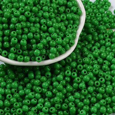Opaque Acrylic Beads SACR-A007-01A-13-1