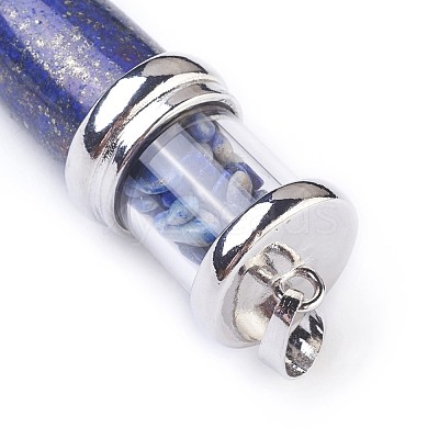 Natural Lapis Lazuli Big Pointed Pendants G-F639-08F-1