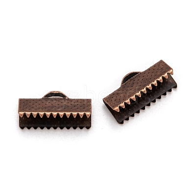 Mixed Iron Ribbon Crimp Ends E183-M-1