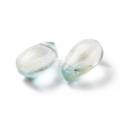 Transparent Glass Charms GGLA-M004-05B-02-1