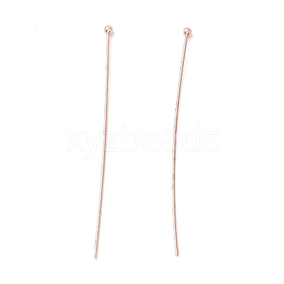 Brass Ball Head Pins X-KK-WH0058-02D-RG-1
