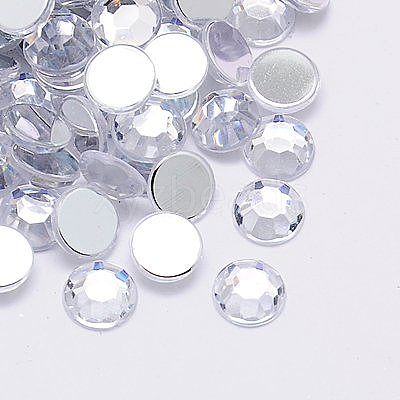 Imitation Taiwan Acrylic Rhinestone Cabochons GACR-A002-3mm-01-1