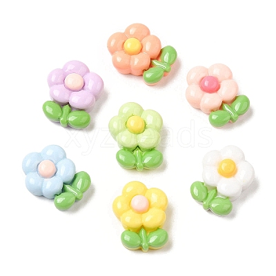 Cartoon Opaque Resin Cabochons RESI-C039-03E-1