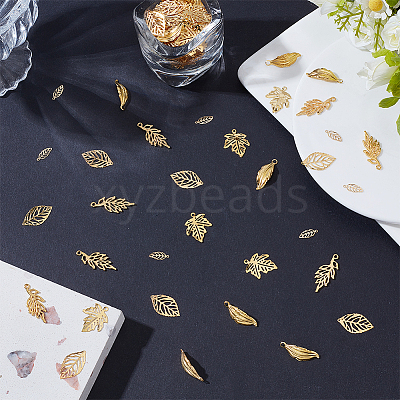 150Pcs 5 Styles Iron & Alloy & 304 Stainless Steel Pendants DIY-HY0003-13-1