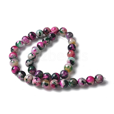 Natural Agate Beads Strands G-NH0001-G03-01-1