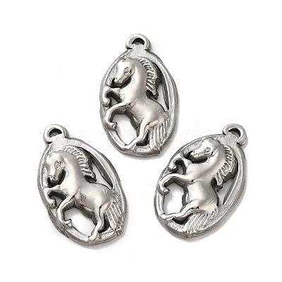 Non-Tarnish 304 Stainless Steel Pendants STAS-Q001-20P-1
