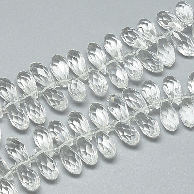 Glass Beads Strands EGLA-S142-6x12mm-10-1