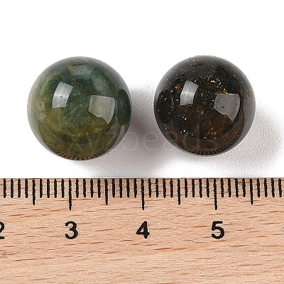 Natural Indian Agate No Hole Sphere Beads G-K353-04C-09-1