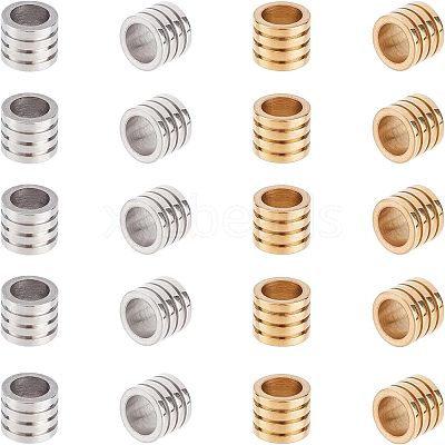 304 Stainless Steel Beads STAS-NB0004-13-1