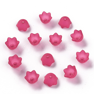 Transparent Acrylic Beads Caps PL543-12-1